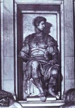 Haga click para ver la imagen ampliada tomb of giuliano de' medici (detail-01.jpg